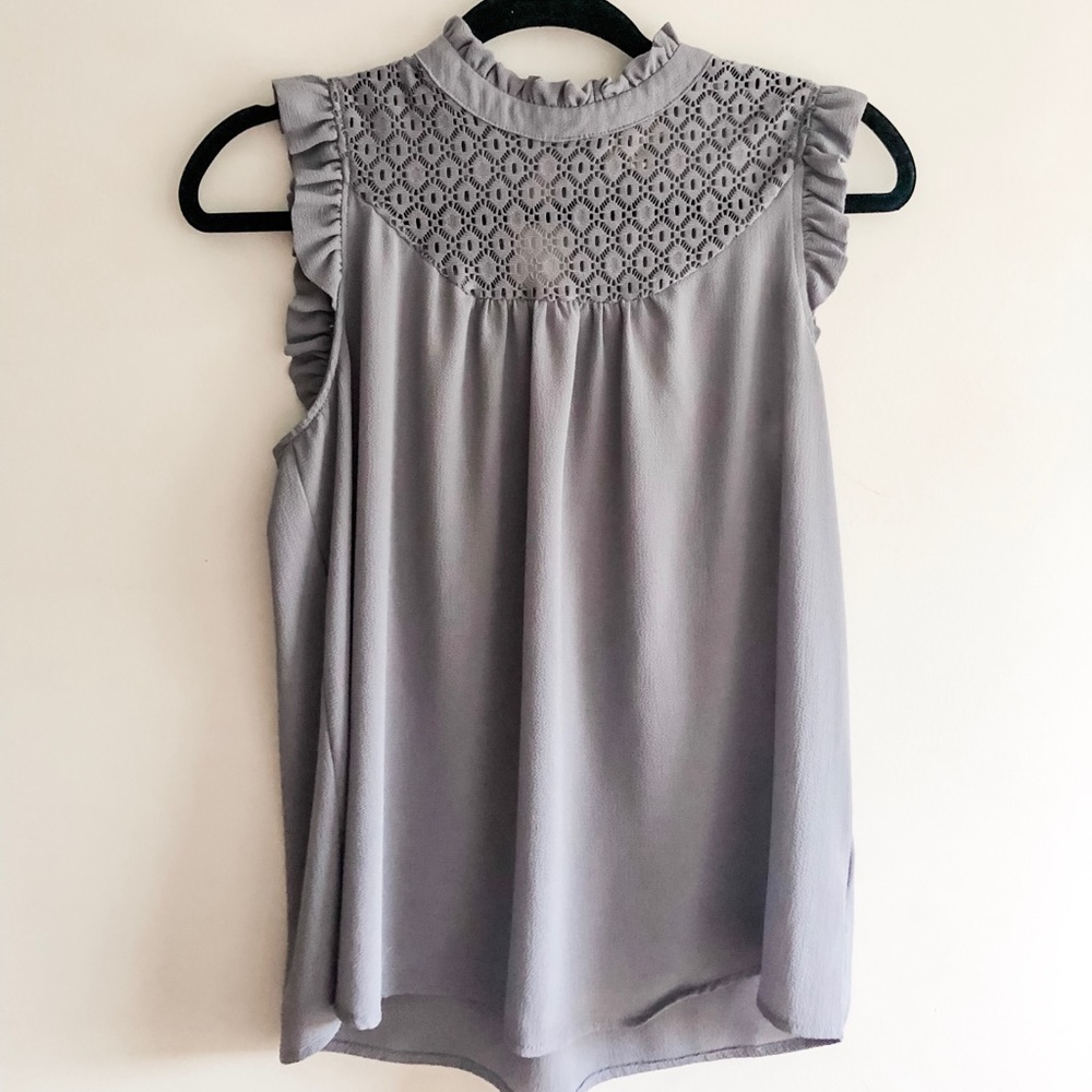 Lily White Sleeveless Blouse